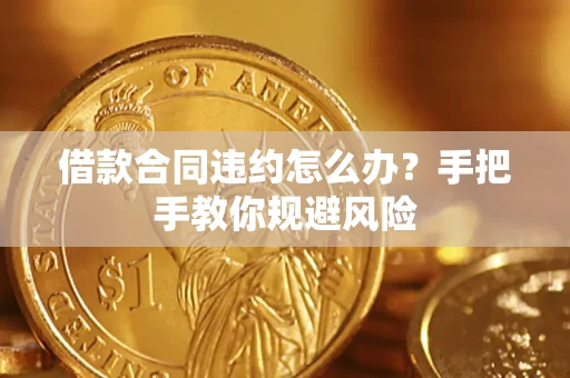 济南借款合同违约怎么办？手把手教你规避风险