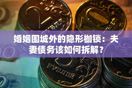 济南婚姻围城外的隐形枷锁：夫妻债务该如何拆解？